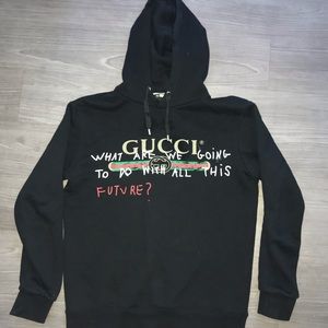 Black Gucci hoodie